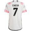 Juventus Chiesa 7 Venkovní 2023-24 - Dětské Fotbalové Dresy (S/S)